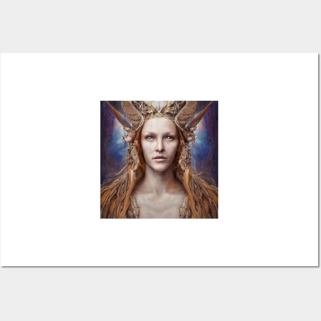 GODDESS FREYA #5 Wall Art by Prilidiarts